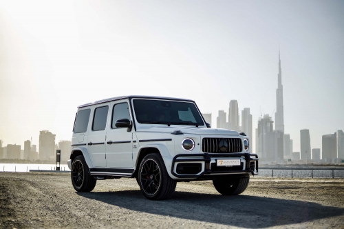 Mercedes G63 white